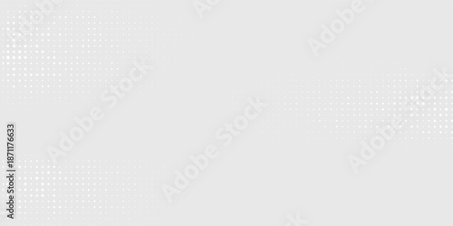 Vector dot white gray wave light technology texture background. Abstract big data digital concept art simple