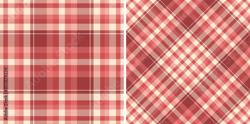 Scottish traditional trendy tartan plaid background. Seamless pattern design for clothing, textile, fabric, print, wallpaper and table cloth.