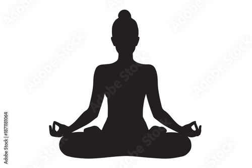Meditation Yoga Silhouette