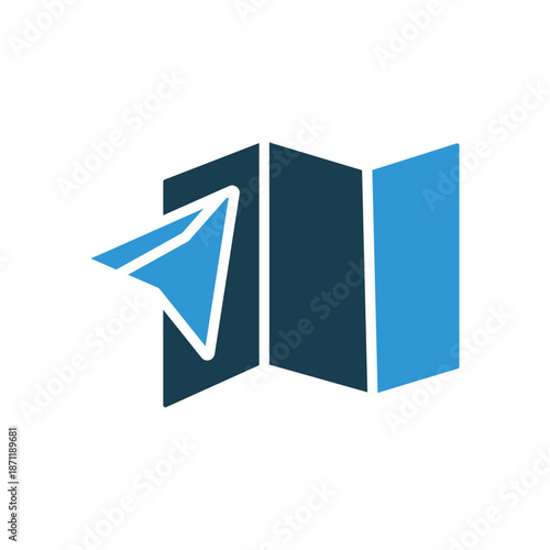 navigation icons outline and Flat Style,transparent background