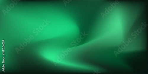 A flowing green gradient background with a grainy noise texture, evoking natural tranquility and serenity. Suitable for creative and artistic applications in digital or print media.