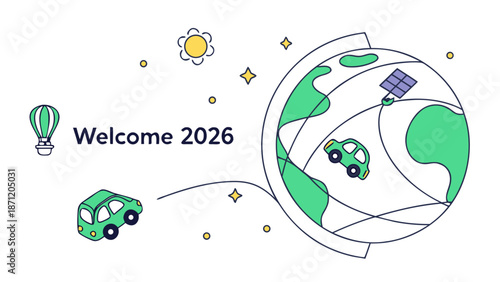 Eco friendly transportation and renewable energy for a sustainable future in 2026 with ecology