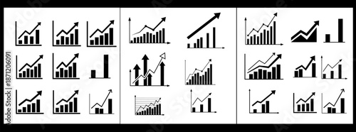 Collection of various bar graphs and charts
