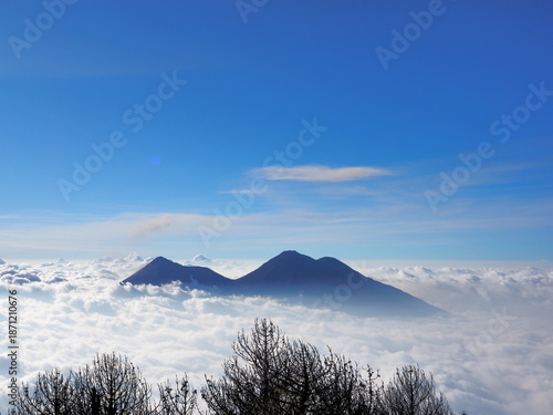 アグア火山からの風景　アンティグア