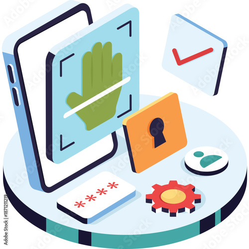 Mobile Biometric Security Concept