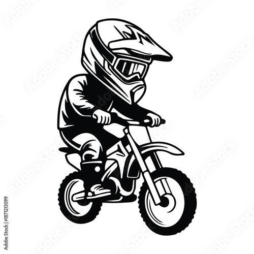 Motocross Rider Silhouette Cartoon Sport Extreme Motorsport Bike Competition Exercise Adrenaline Off Road Vehicle Speed Recreation