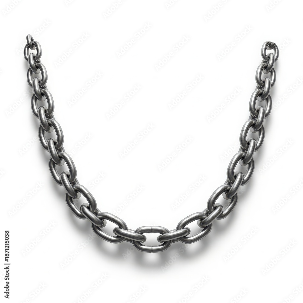 Fototapeta premium Metal chain necklace