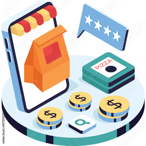 Online Food Ordering and Delivery Concept
