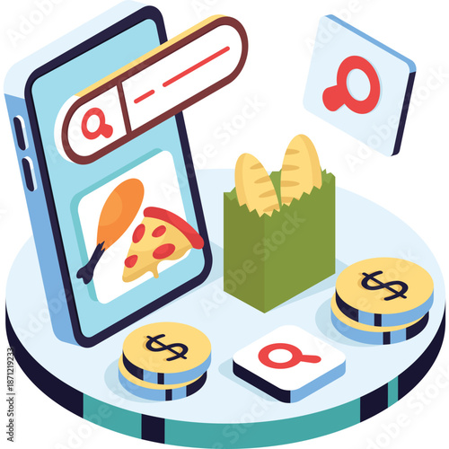 Online Food Ordering and Delivery Concept