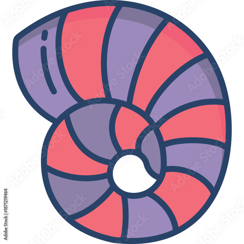 Nautilus shell icon