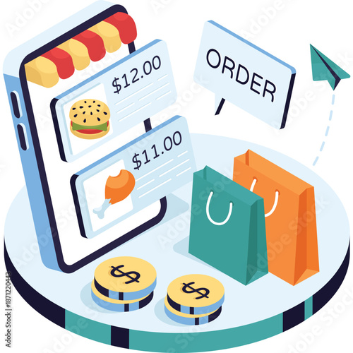 Online Food Ordering and Delivery Concept