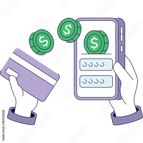 Online Payment with Credit Card and Mobile Phone