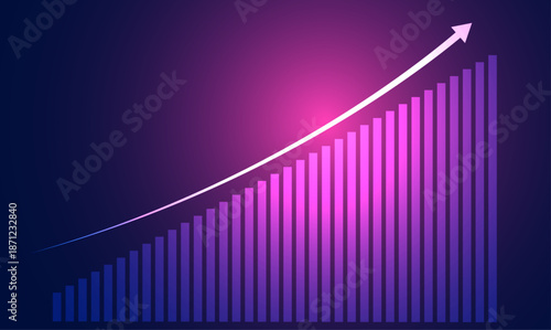 grafico, concetto, successo, economia, istogrammi, statistiche	
