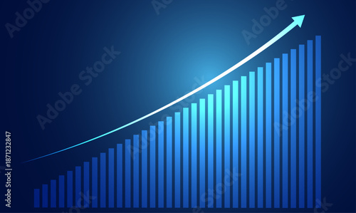 grafico, concetto, successo, economia, istogrammi, statistiche	
