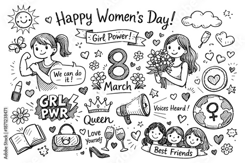 Empowering women's day celebrations with feminist icons and inspirational messages
