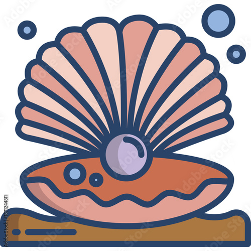 Oyster with Pearl Icon
