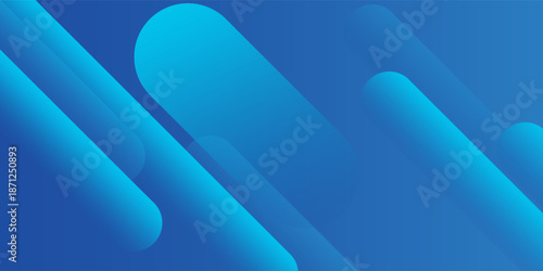 Abstract blue background with diagonal lines. Dynamic shapes composition. Vector illustration