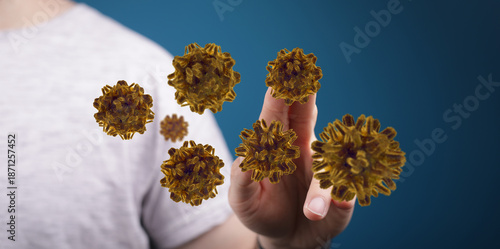 Close up shot of a hand int...