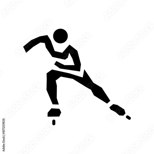 short track glyph icon