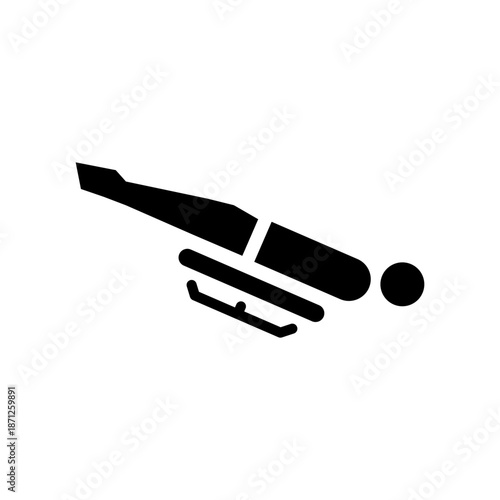 luge glyph icon