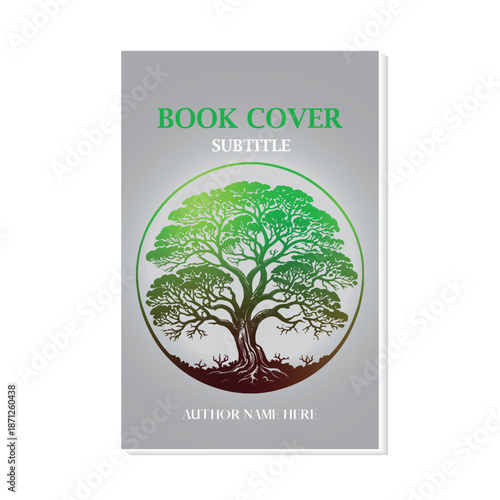Book Cover Design Print Template 