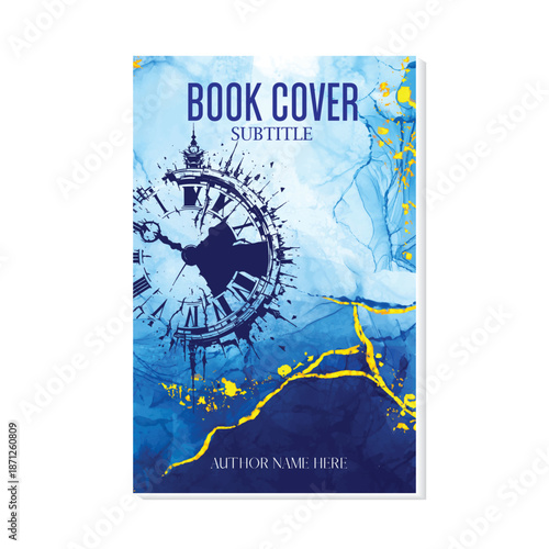 Book Cover Design Print Template 