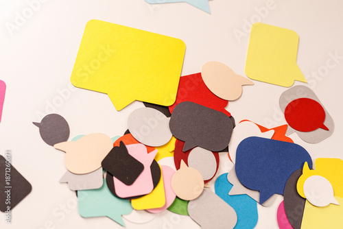 Arrangement of colorful spe...