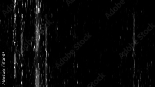 Effects such as noise and glitches. Image of a broken LCD screen.
