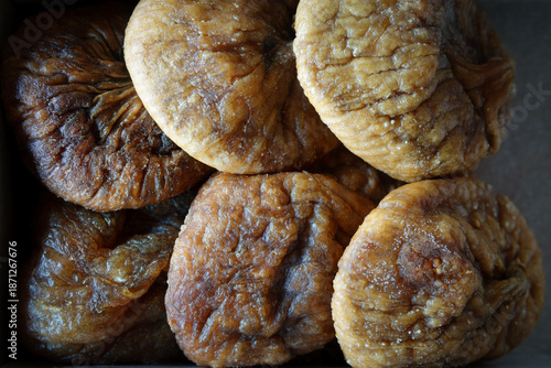 Getrocknete Feigen (Ficus) im closeup
