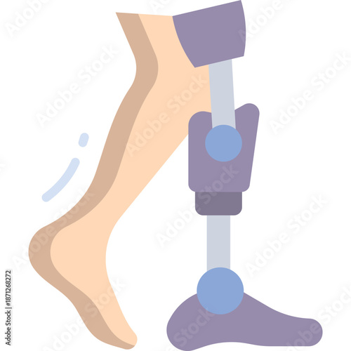 Prosthetic Leg Icon