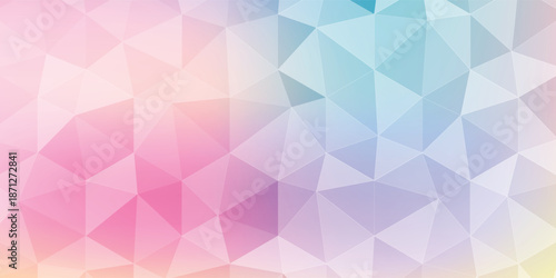 Abstract Pastel Geometric Background With Soft Gradient And Triangles For Modern Colorful Design Projects Now eps10