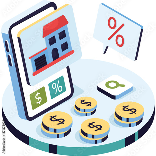 Real Estate Investment and Mortgage Concept