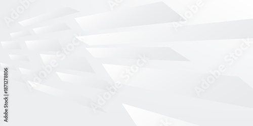 White luxury background with grey shadow diagonal stripes. Light elegant dynamic abstract BG. Trendy geometric neumorphism. Universal minimal 3d sale modern backdrop.