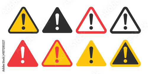 Danger sign warning sign attention sign, danger icon warning icon attention icon, safety vector icons for industrial hazards, emergency alerts, warning communication, and attention symbol design.