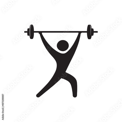 3D man exercising with dumbbells during a fitness workout in the gym