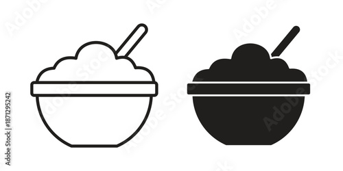 Rise Bowl icons in black glyph and liner versions for design.