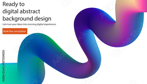 Colorful abstract fluid background design perfect for presentations and web projects