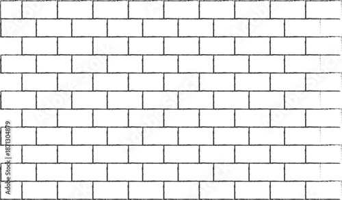 Brick wall black and white texture pattern background