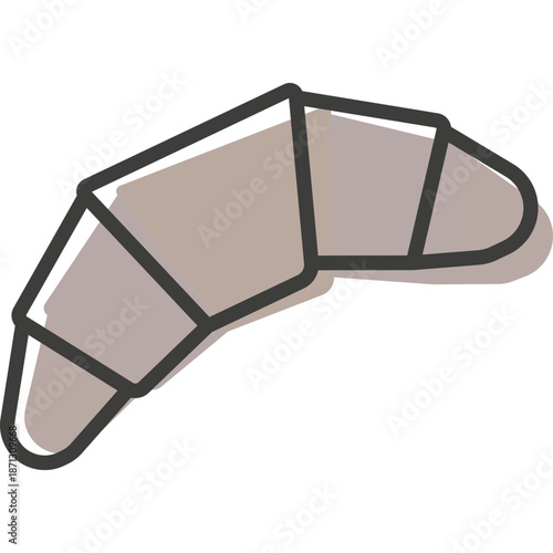 Simple Croissant Icon
