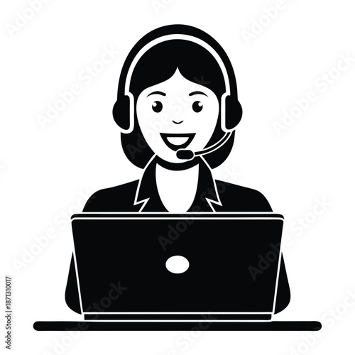 Minimalist Portrait of a Woman Wearing a Chic Beret and Trench Coat in Paris Style