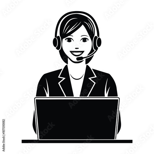 Detailed Ink Illustration of a Woman Wearing a Vintage 1950s Cocktail Dress