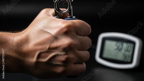 Endurance Test: Hand Squeezing Grip Dynamometer with Timer