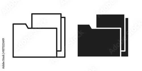 Store files icons Symbol, logo illustration. icon concept for web design