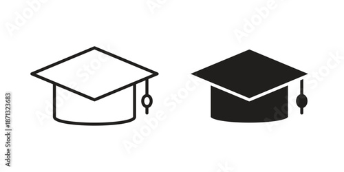 Student icons Symbol, logo illustration. icon concept for web design