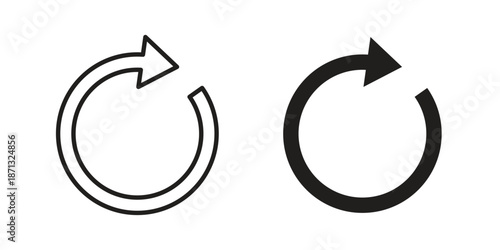 Undo icons Symbol, logo illustration. icon concept for web design