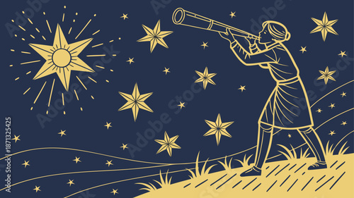 night sky with stars