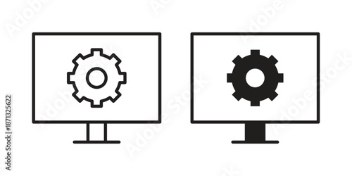 Web development icons Symbol, logo illustration. icon concept for web design