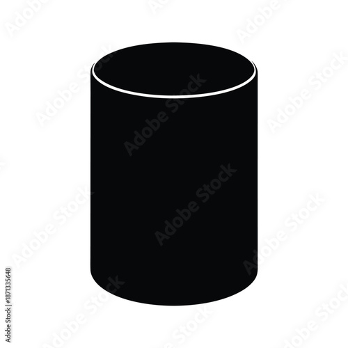 Smart Speaker Silhouette Icon Vector Illustration