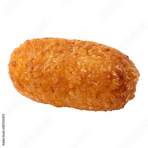 Crispy Fried Food on a Plain Background Ready to Be Served for Snacks or Meals
