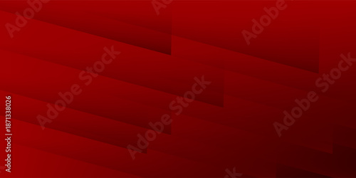 Red line with white architecture futuristic background minimal concept vector illustration subtle design.
